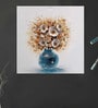 Floral Multicolour Synthetic Wood Framed Oil Painting