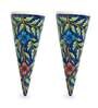 Floral Cones (Set Of 2) Ceramic Wall Planter Pot