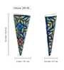 Floral Cones (Set Of 2) Ceramic Wall Planter Pot