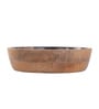 Floral Decal Design 1000ml Solid Wood Serving Bowl