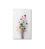 Floral Set of 4 Canvas Wall Painting Gold Frame