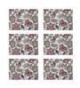 Floral Fantasy Cream ( 16 X 12) MDF Placemat (Set of 6)