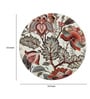 Floral Fantasy Cream MDF (Set of 6 ) Table Coasters