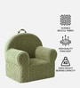 Snuggle Faux Fur Kids Lounge Chair In Green Colour Snuggle Faux Fur Kids Lounge Chair In Green Colour