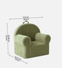 Snuggle Faux Fur Kids Lounge Chair In Green Colour Snuggle Faux Fur Kids Lounge Chair In Green Colour