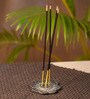 Floral Grey Colour Marble Incense Stick Holder