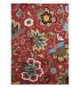 Floral Pattern Wool Hand Tufted 8 x 10 Feet Carpet