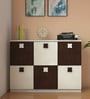 Floral  Kids Storage Cabinet in Walnut Colour