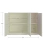 Floral Kids' Storage Cabinet In Strawberry Pink Finish Colour