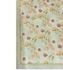 Floral Mist Printed Polyester 3 X 5 Feet Machine Made Carpet