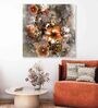 Floral Multicolour Canvas Unframed Wall Painting