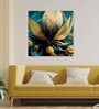 Floral Multicolour Engineered Wood Framed Painting