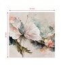 Floral Multicolour Engineered Wood Framed Painting