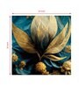 Floral Multicolour Engineered Wood Framed Painting