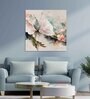 Floral Multicolour Engineered Wood Framed Painting