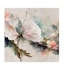 Floral Multicolour Engineered Wood Framed Painting