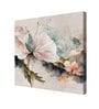 Floral Multicolour Engineered Wood Framed Painting