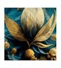 Floral Multicolour Engineered Wood Framed Painting