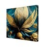 Floral Multicolour Engineered Wood Framed Painting