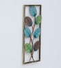 Floral Multicolour Iron Wall Art
