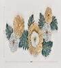 Floral Multicolour Iron Wall Art