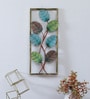 Floral Multicolour Iron Wall Art