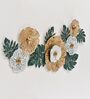 Floral Multicolour Iron Wall Art