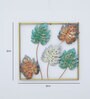Floral Multicolour Iron Wall Art