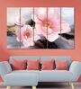 Floral Multicolour MDF (Set of 5) Art Panels