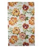 Green Wool Floral 5  x 8  Feet Hand Tufted Carpet