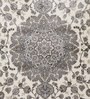 Grey Persian Viscose 5 ft x 7 ft Machine Made Carpet