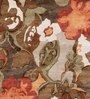 Brown Floral Wool And Viscose 5 ft x 7 ft Hand Tufted Carpet