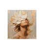 Floral Persona 20inx16in Gallery Wrap Canvas Painting