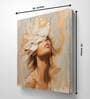 Floral Persona 20inx16in Gallery Wrap Canvas Painting