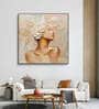 Floral Persona 20inx16in Gallery Wrap Canvas Painting