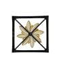Floral Plaque Gold Polypropylene Wall Art
