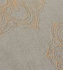 Grey Floral Polyester 5 ft x 7 ft Hand Tufted Carpet