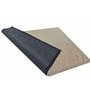 Grey Floral Polyester 5 ft x 7 ft Hand Tufted Carpet