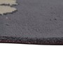 Grey Floral Polyester 5 ft x 7 ft Hand Tufted Carpet