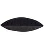 Black Floral Polyester 16 x 16 Inches Cushion Covers (Set of 5)