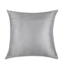 Grey Floral Polyester 16 x 16 Inches Cushion Covers (Set of 5)