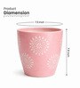 Floral Print Ceramic Planter Pot