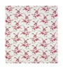 Pink Floral 144 TC Cotton King Size  King Size Bedsheet With 2 Pillow Cover