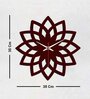 Floral Shape
Brown Wood & Mdf Wall Clock