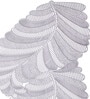 Floral Silver (36 x 12 ) PVC Table Runner