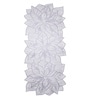 Floral Silver (36 x 14 ) PVC Table Runner