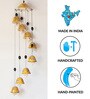 Floral Symphonies (29 Inch) Hand-Painted Ceramic Hanging Bells Wind Chime