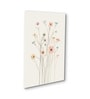 Floral Set of 4 Canvas Wall Painting White Frame