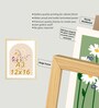 Floral Theme Wall Art Print Wall Decor For Home, Bedroom, Office Decoration