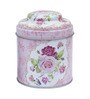 Floral Tin Storage Canisters
